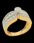 Shiny Gold and Diamond Ring