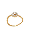 Classic Floral Diamond Ring