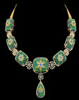 Diamond, Sapphire and Emerald Necklace set