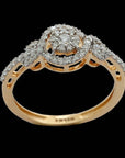 Fashionably Designed Diamond Ring 17148