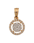 Circular Diamond Pendant