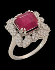 Ruby  Diamond Ring