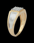 18K Gold Ring Bejewelled with EVSS Diamonds