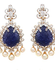 2 in 1 Tanzanite Diamond Earrings