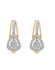 Diamond Hoop Earrings