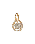 Oval Diamond Pendant