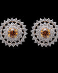 Floral Diamond Earrings