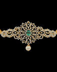 Natural Emerald/Ruby And Diamond Choker