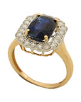 Sapphire And Diamond Ring