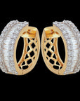 Hoop Clip-on Diamond Earrings