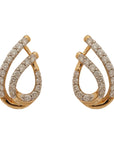 Droplet-shaped Diamond Earrings And Pendant Set