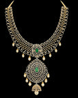 3-in-1 Emerald/Ruby and Diamond Necklace