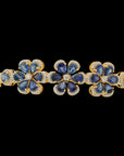 Bracelet with Sapphire Blue Gemstones