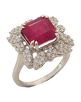 Ruby  Diamond Ring