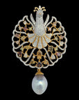 Peacock Diamond Pendant