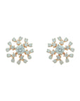 Floral  Diamond Earrings