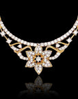 Floral Diamond Mangalsutra Pendant