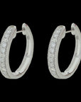 White Gold Diamond Earrings