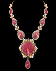 2-in-1 Tourmaline and Diamond Necklace and Pendant with Changeable Drops