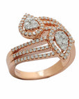 Elegant Droplets Diamond Ring 17146