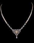 Brilliantly designed Diamond Necklace 17312