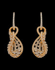 Bold Diamond Earrings And Pendant Set