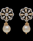 Detachable  Multipurpose Cokar Necklace  Earrings (Cevigopulu) Set made of Gold, Diamond, and Pearls  Rubies