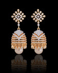 Diamond Jhumka Earrings