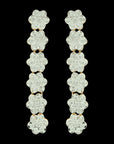 18K Gold and Diamond Necklace (Haaram) and Earrings Set