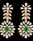 FVVS Diamond, Emerald and 18K Gold Cevipogulu