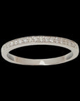 Single Line Diamond Ring