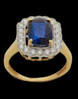 Sapphire And Diamond Ring