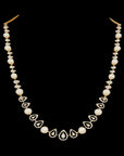 Pearl White  Gold Necklace