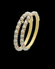 South Sea Pearl Diamond Bangles