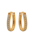 Slim clip-on Diamond Earrings