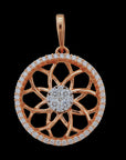 Lovely Circular Diamond Pendant