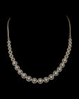 White Polish Diamond Necklace