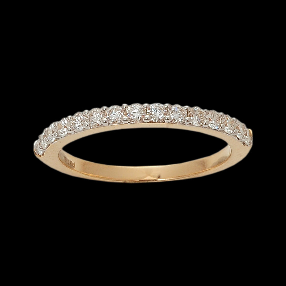 Single Line Diamond Ring – Maaya Fine Jewels