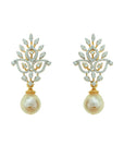 Detachable Chandbali Diamond Earrings