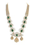 Sparkling Emerald And Ruby Necklace 17282