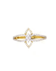 Split Shank Butterfly Diamond Ring