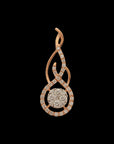 Spiral Shaped Earrings And Pendant Set