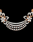 Floral Diamond Mangalsutra Pendant