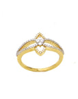 Split Shank Butterfly Diamond Ring