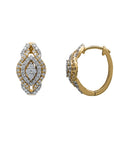 Diamond Hoop Earrings