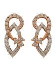 Luxurious Diamond Pendant And Earrings Set