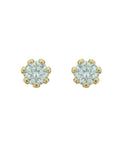 Solitaire Diamond Stud Earrings