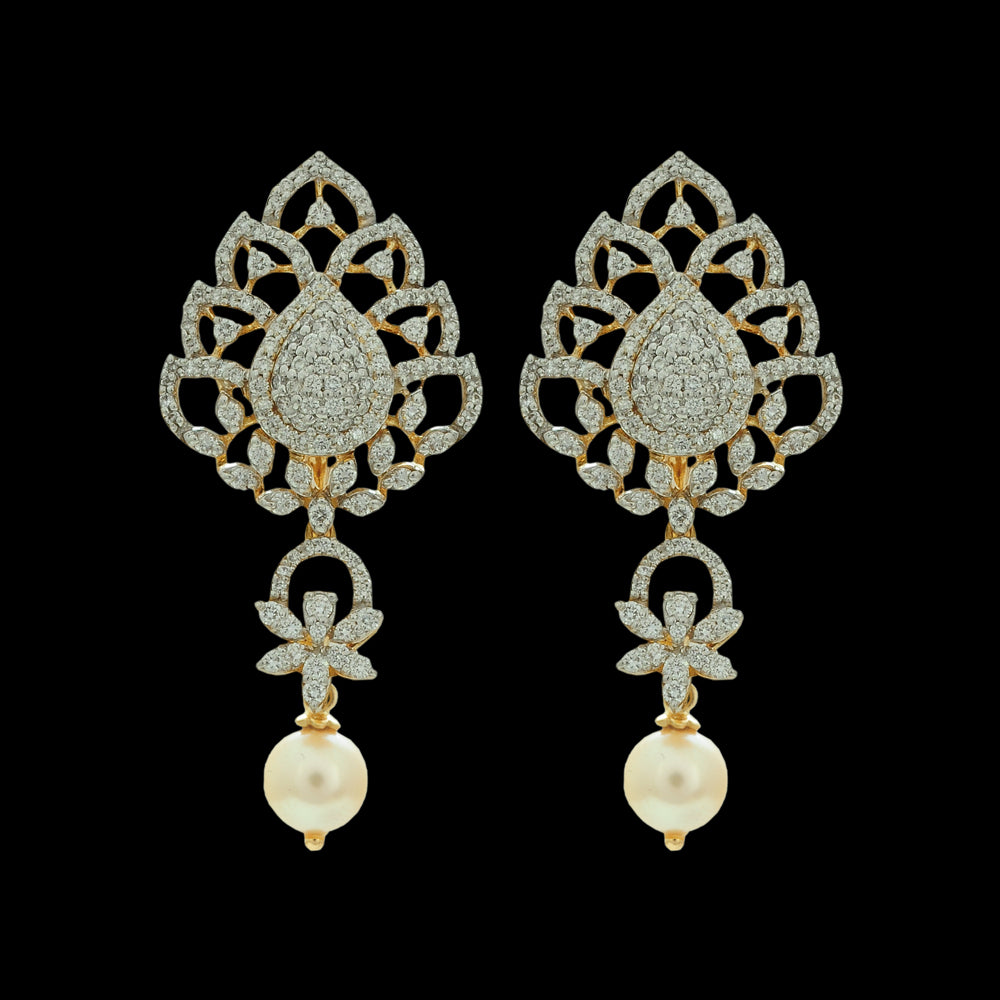 Buttalu Earrings and Necklace (Haaram) Set