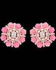 Floral Multidimensional diamond Earrings