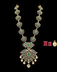 Multipurpose Haramu  Chandbali (Necklace  Earrings) Set with Detachable Pendant